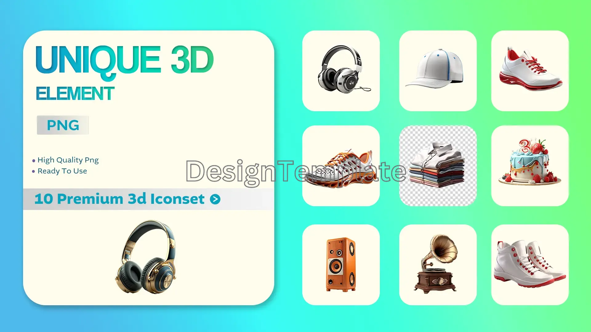 Innovative Icons Cutting-Edge 3D Elements Pack